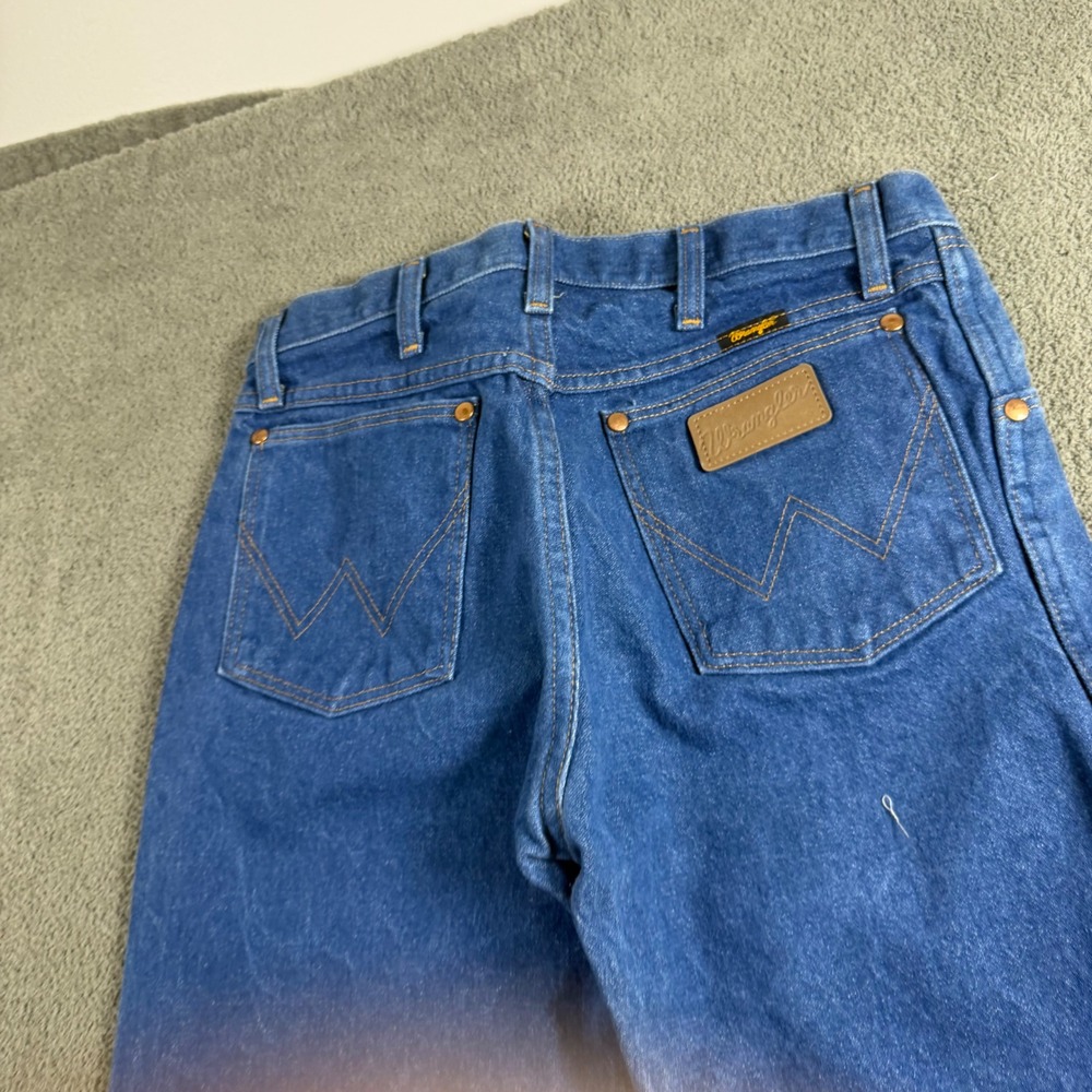Wrangler 13MWZ Cowboy Cut Original Fit Jeans Mens 31x30 Indigo Blue Denim
